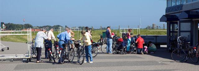 Räder in Empfang nehmen