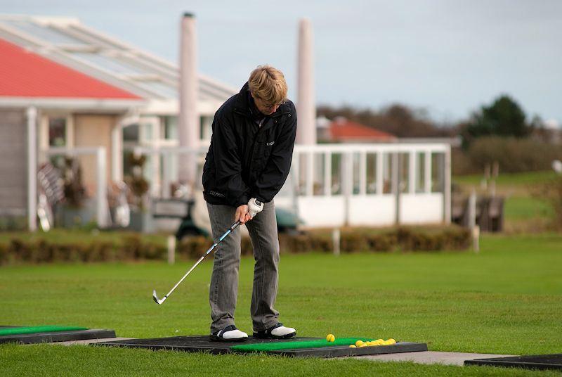 Golfspieler in Hollum