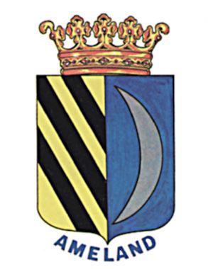 Das Wappen der Insel Ameland
